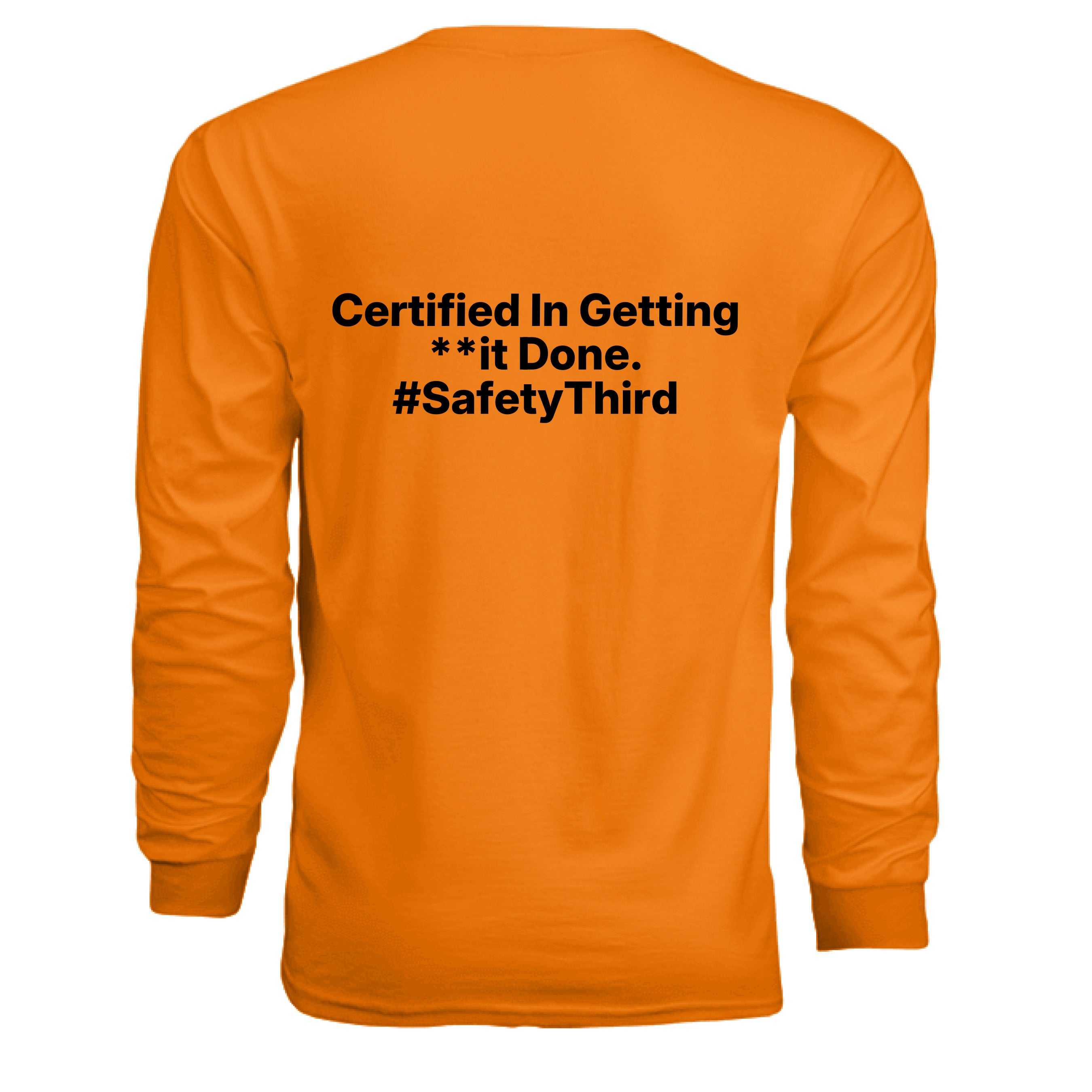 SAFETY ORANGE - BACK