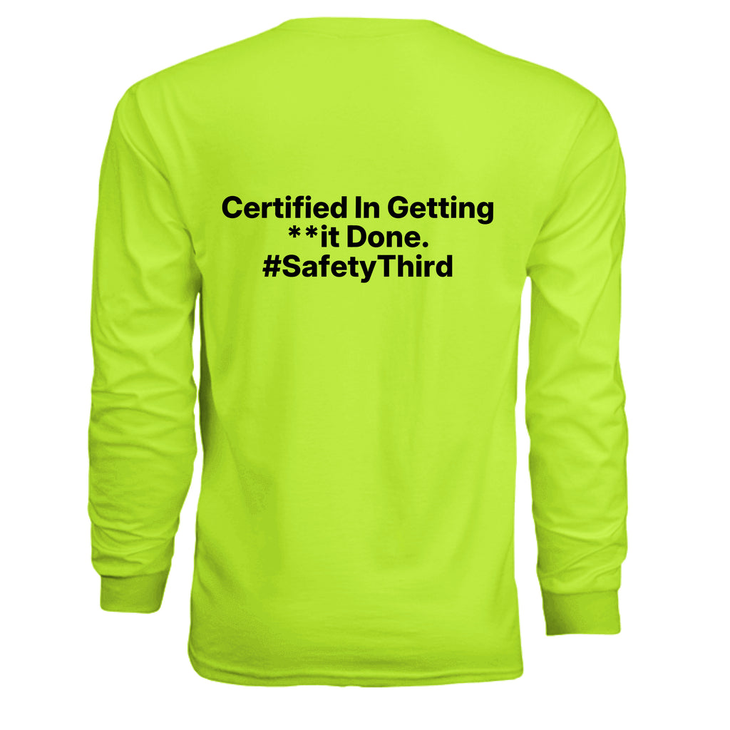 SAFETY YELLOW - BACK