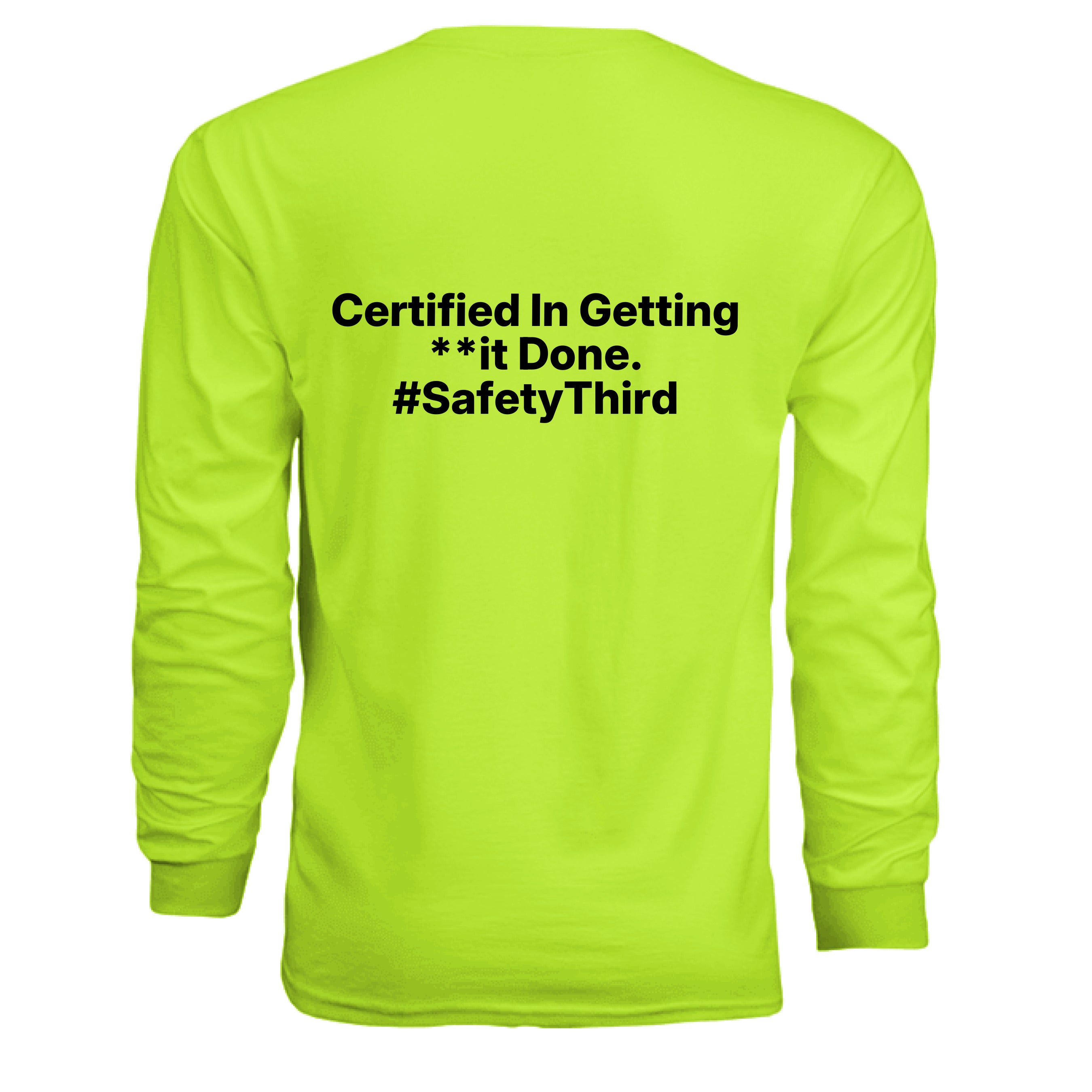 SAFETY YELLOW - BACK