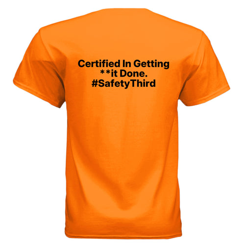 Safety Orange - BACK